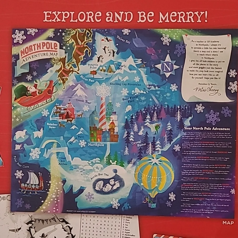 Hallmark Polar Explorer Map with Goggles -